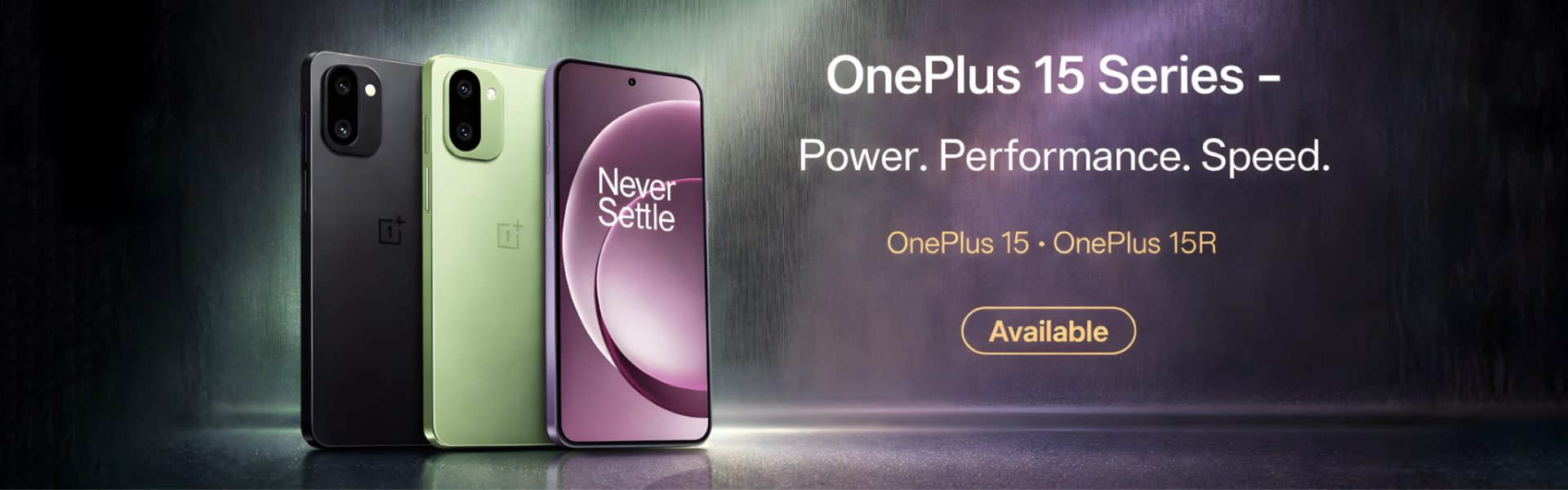 OnePlus 15 and OnePlus 15R smartphones