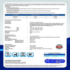 Tvs BS-L100 Plus -1D Laser Scanner