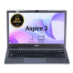 Acer Aspire 3 A311-45 Steel Gray laptop front display view on purple theme – Siliguri & Gangtok