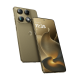 Motorola Signature 5G in Pantone Martini Olive showing front AMOLED display and rear triple camera design