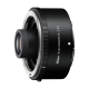 Angled side view of Nikon Z TELECONVERTER TC-2.0X mirrorless lens extender with premium black metal body for Nikon Z mount cameras at Placewell Retail Siliguri & Gangtok