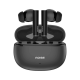 Noise Buds Apex truly wireless earbuds in Soft Black showing the matte finish stem and logo.