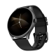 NoiseFit Twist 2 mesh smartwatch black strap stylish round dial BT calling smartwatch angled view Placewell Retail Siliguri & Gangtok