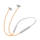 realme Buds Wireless 5 ANC Midnight Black neckband showing ergonomic earbud design.