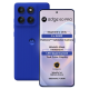 Front view of Motorola Edge 60 Pro featuring 6.7 inch curved pOLED display and ultra-slim premium design in Dazzling Blue

