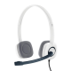 Logitech H150 Wired On-Ear Stereo Headphones with Noise Cancelling Microphone White Color – Placewell Retail Siliguri & Gangtok

