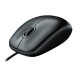 Logitech M100r Wired USB Mouse Black front view Placewell Retail Siliguri & Gangtok

