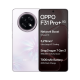 OPPO F31 Pro Plus 5G silver variant front screen with feature highlights including vapor chamber cooling and network boost technology