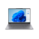 Front view of Lenovo Yoga 83CV008LIN Luna Grey Ultrabook with Intel Core Ultra 5 125H processor, 16GB LPDDR5 RAM, 1TB PCIe SSD, and integrated Intel Arc graphics