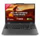 Lenovo LOQ gaming laptop front view with AMD Ryzen 5 7235HS processor and NVIDIA RTX 3050 6GB graphics, 15.6-inch display new launch model