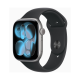 Apple Watch Series 11 GPS Cellular aluminium smartwatch blue abstract dial Sport Band close view
