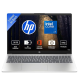HP Laptop 15-FD0885TU with Intel Core 3 processor, 16GB RAM and 512GB SSD featuring 15.6-inch Full HD display, Windows 11 and MS Office pre-installed in sleek silver finish