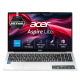 Acer Aspire Lite laptop front view featuring Intel Core i5 processor, FHD IPS display, 180-degree hinge, and Microsoft Office support