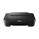 Canon Pixma E410 black all-in-one inkjet printer front view at PlacewellRetail Siliguri & Gangtok