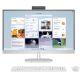 HP 27-cr1009in 27-inch Full HD All-in-One Desktop PC with sleek white design, Intel processor, 512 GB SSD storage, and modern slim stand – available at Placewell Retail Siliguri & Gangtok.