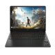 Front view of HP OMEN Gaming Laptop 16-am0240TX featuring immersive full HD gaming display, RGB keyboard illumination, and premium OMEN gaming laptop design.