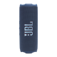 JBL Flip 7 blue front view with JBL logo and fabric grille