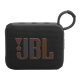 JBL Go 4 Black portable Bluetooth speaker front view