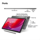 Lenovo Idea Tab TB336FU ports USB Type C microSD slot quad JBL speakers and power volume keys