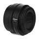Angled close-up view of Nikon Mount Adapter FTZ II with protective F-mount cap for Nikon Z mirrorless cameras at Placewell Retail Siliguri & Gangtok