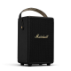Marshall Tufton portable Bluetooth speaker black and brass front view with carry handle – Siliguri & Gangtok