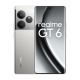 Realme GT 6 smartphone with 16GB RAM, 512GB storage, AMOLED display, and Snapdragon 8s Gen 3 processor in premium silver finish – Placewell Retail Siliguri & Gangtok