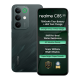 Realme C85 5G smartphone displaying rear camera module and front screen with key specifications and sleek design