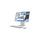 Lenovo IdeaCentre AIO 27IRH9 all-in-one desktop front view with keyboard and mouse white color
