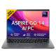 Acer Aspire Go 14 slim laptop with 14-inch display, modern design, full keyboard layout, and multiple connectivity ports for daily use
