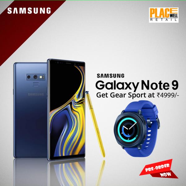 Pre-Book Samsung Galaxy Note 9 - Siliguri / Sikkim / North Bengal
