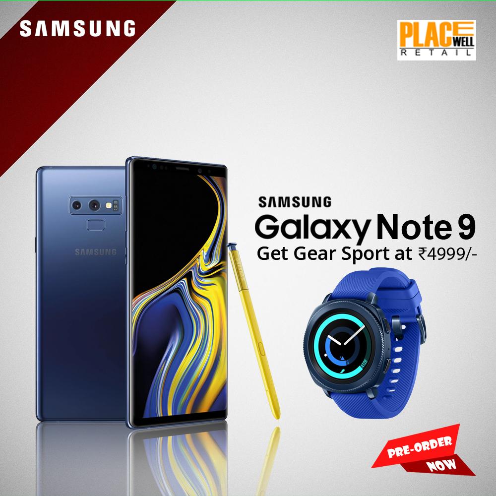 Pre-Book Samsung Galaxy Note 9 - Siliguri / Sikkim / North Bengal