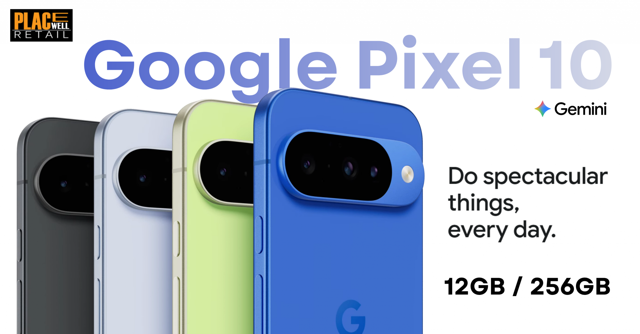Google Pixel 10 Pro XL 5G smartphone available at Placewell Retail in Siliguri and Gangtok – premium design, AI camera, and flagship performance.